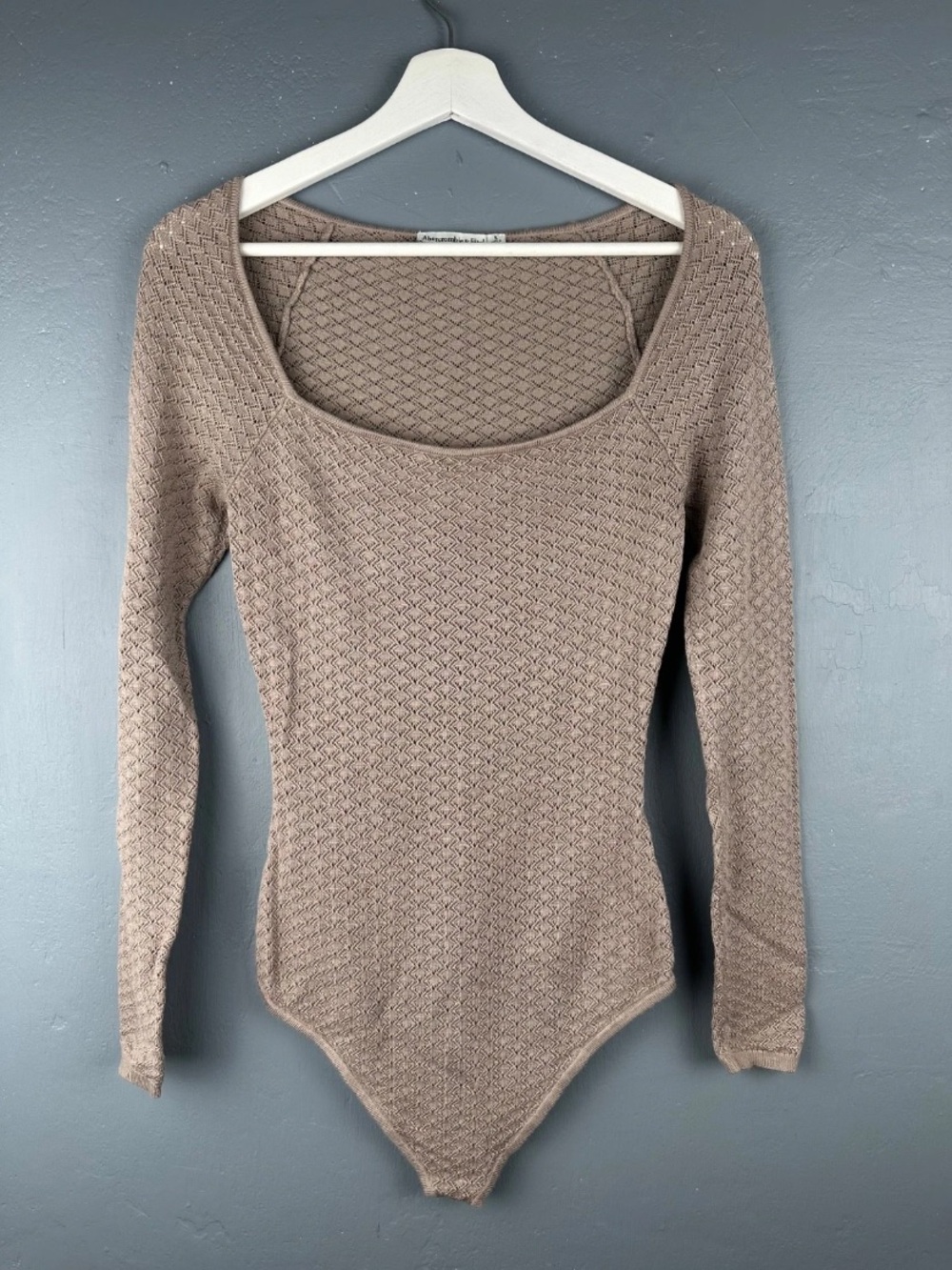 Abercrombie & Fitch Sz Small Brown Knit Bodysuit